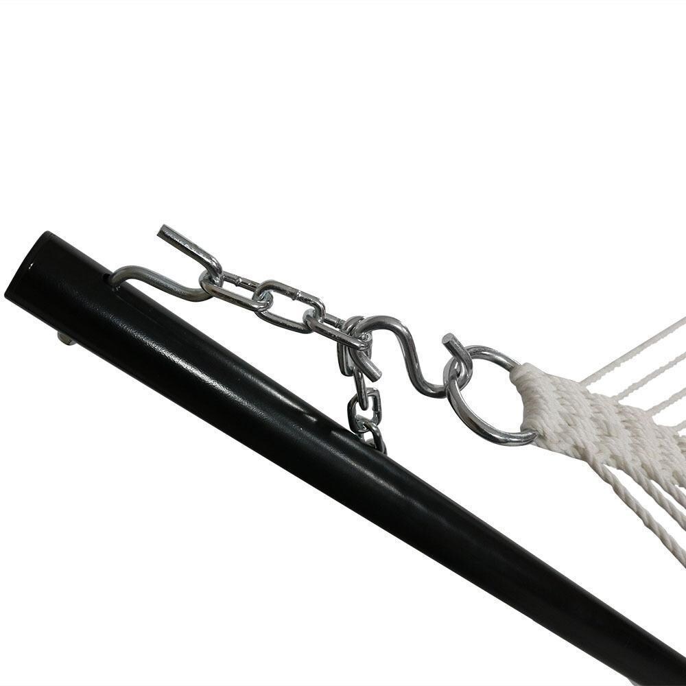 Ultimate Patio Quilted Double Hammock w/ Stand & Pillow - Red - Chain Assembly thumbnail