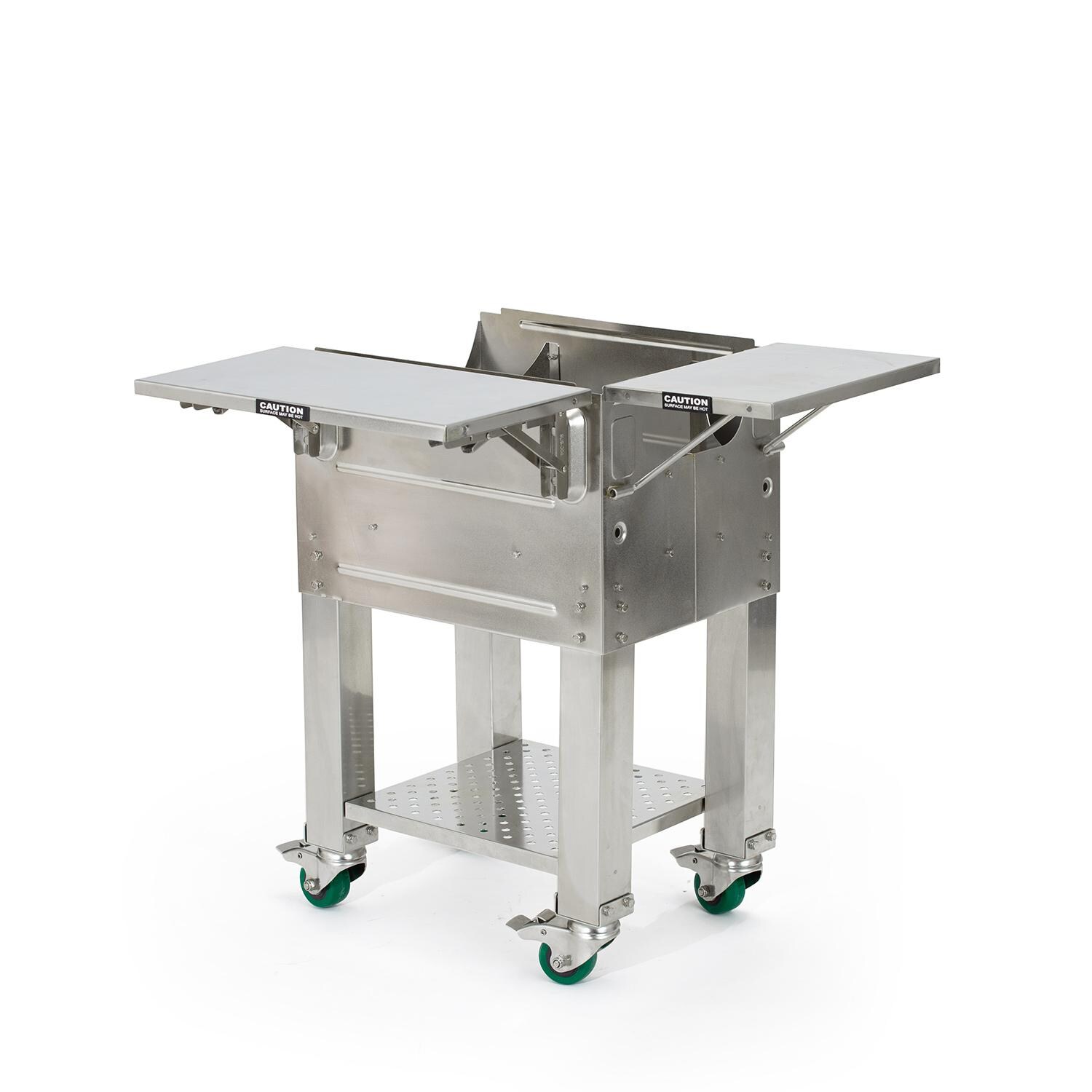 Green Mountain Grills GMG-4028 Cart For Trek Grill - Angled Left To Show Shelves thumbnail