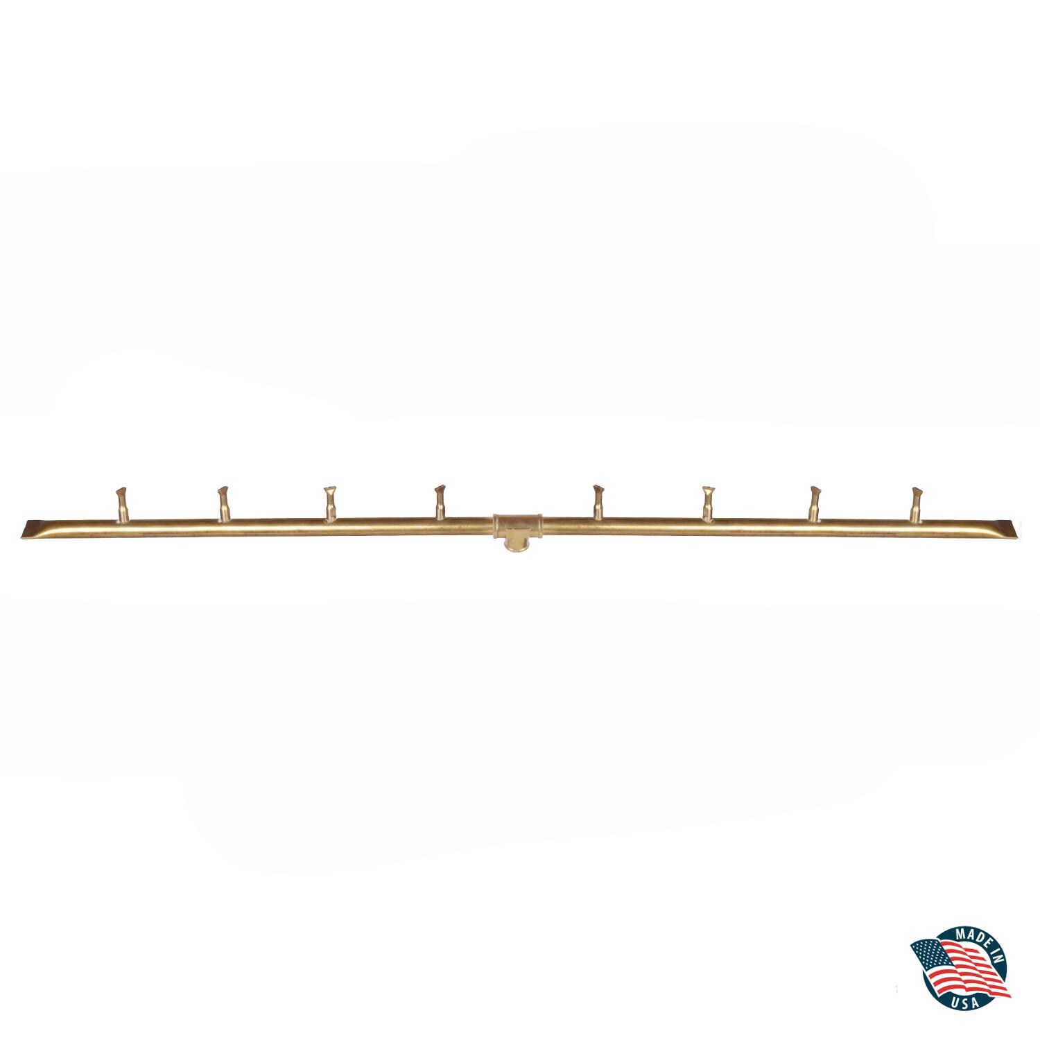 The Outdoor Plus 48-Inch Brass Linear T Bullet Burner - Match Light
