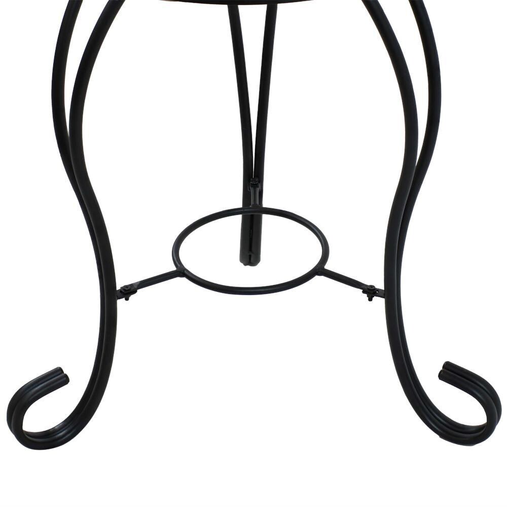 Ultimate Patio 12-Inch Mosaic Slate Tile Side Table - Base thumbnail