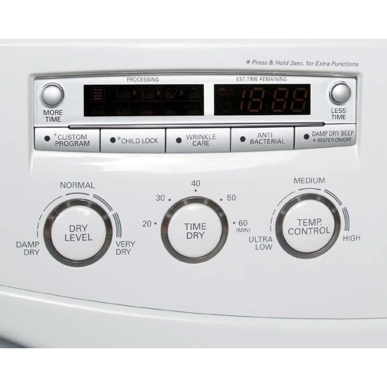 LG Dryers 7.0 Cu. Ft. Front Load Electric Dryer, White DLE2050W
