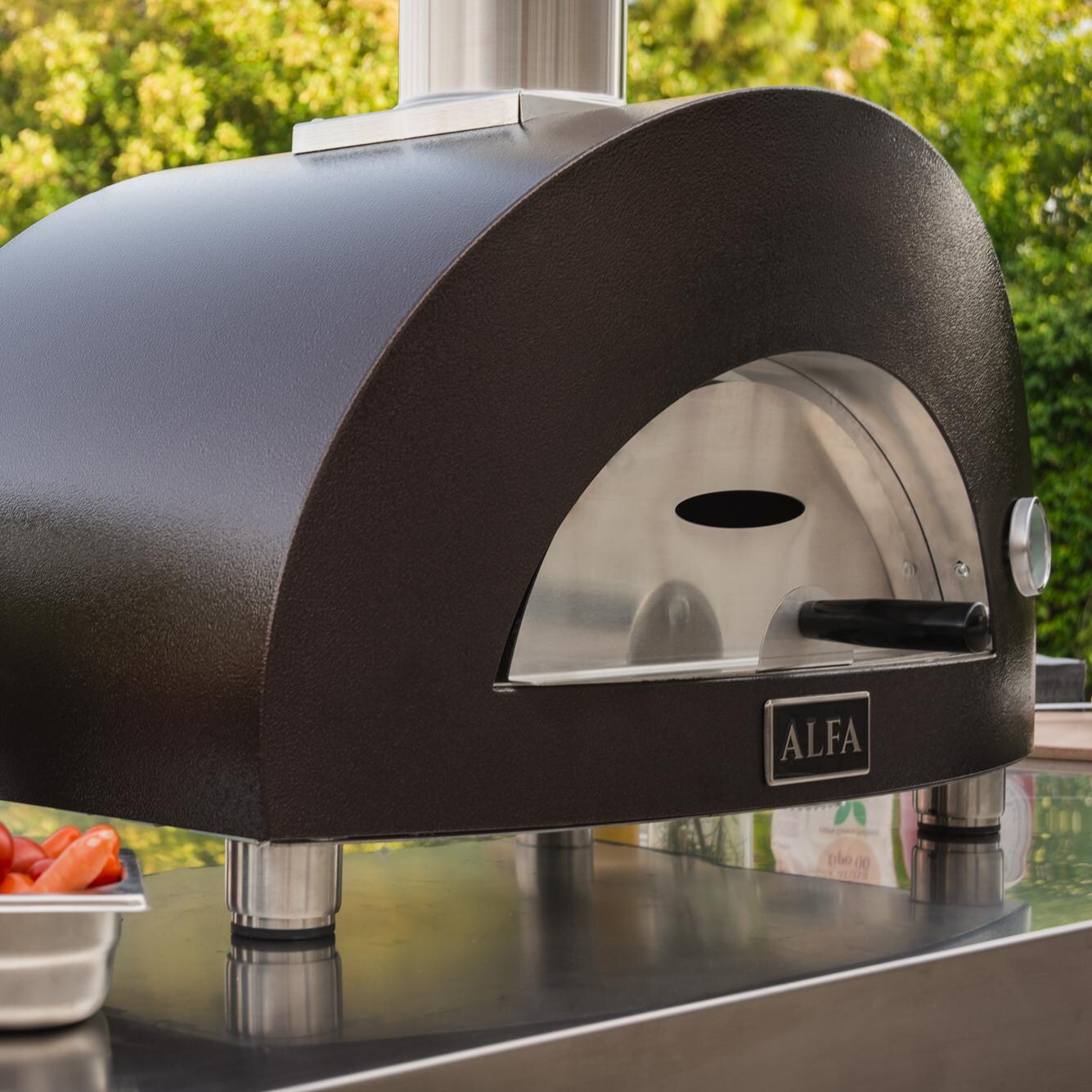 Alfa FXMD-S-GRAM-U Nano 19-Inch Countertop Gas Pizza Oven - Closed thumbnail