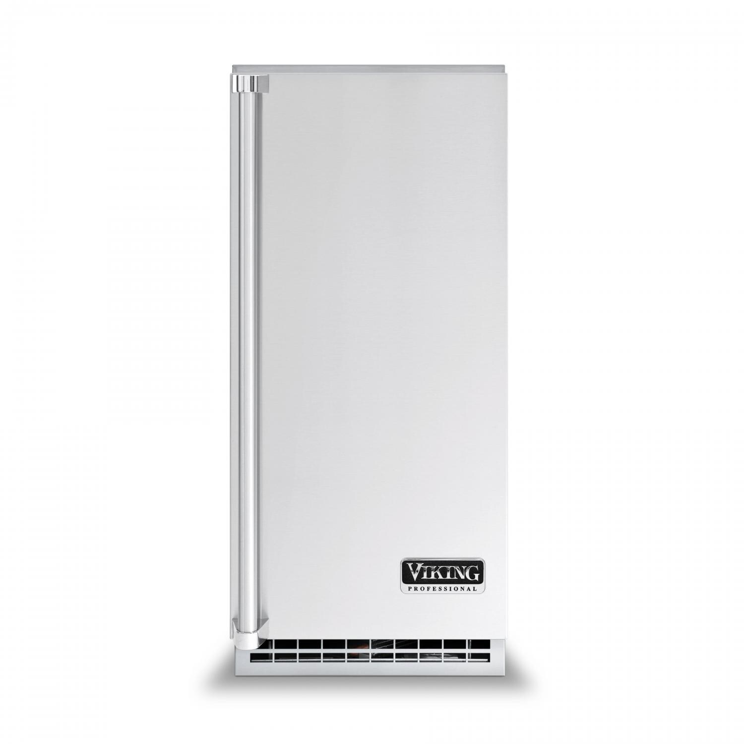 Viking Professional 65 Lb. 15-Inch Right Hinge Outdoor Rated Ice Machine With Gravity Drain - FGIM515 thumbnail