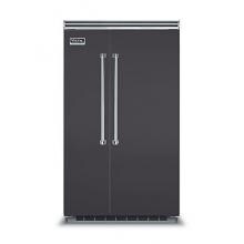 Viking Professional 5 Series 48-Inch 29.05 Cu. Ft. Built-In Side-By-Side Refrigerator/Freezer - Graphite Gray - VCSB5483GG image