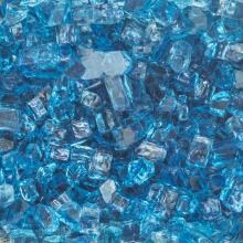 Lakeview Outdoor Designs 1/2-Inch Sky Blue Fire Glass - 1 Pound image