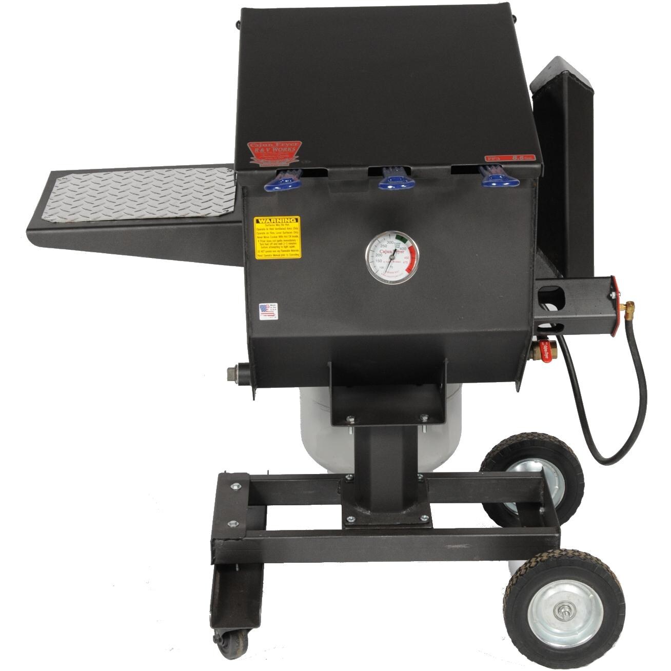 Cajun Fryer 8.5 Gallon Deep Fryer On Stand With 3 Baskets (Propane Tank Not Included) thumbnail