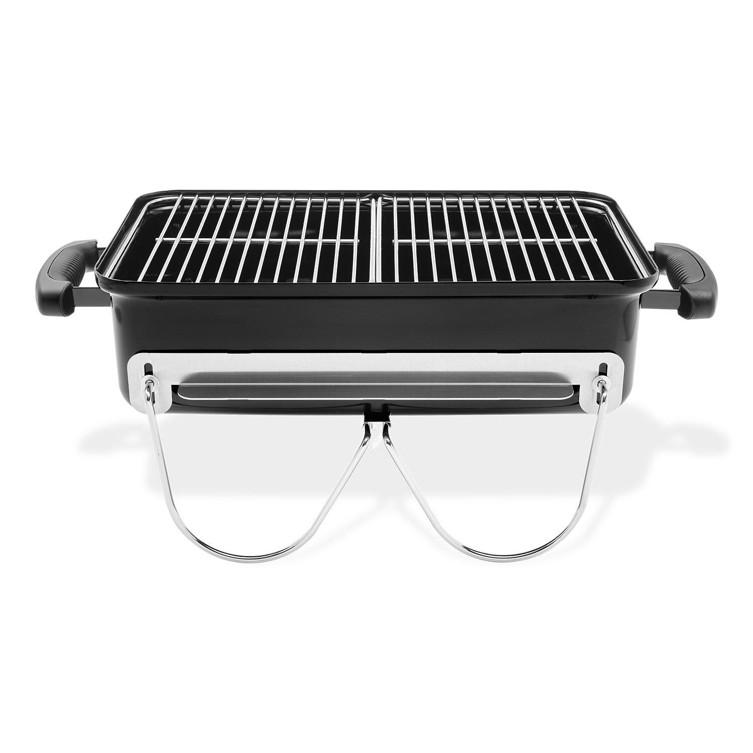 Weber 3400656 Go-Anywhere 2 Pc Cooking Grate for Charcoal Grill - In Grill - White Background thumbnail