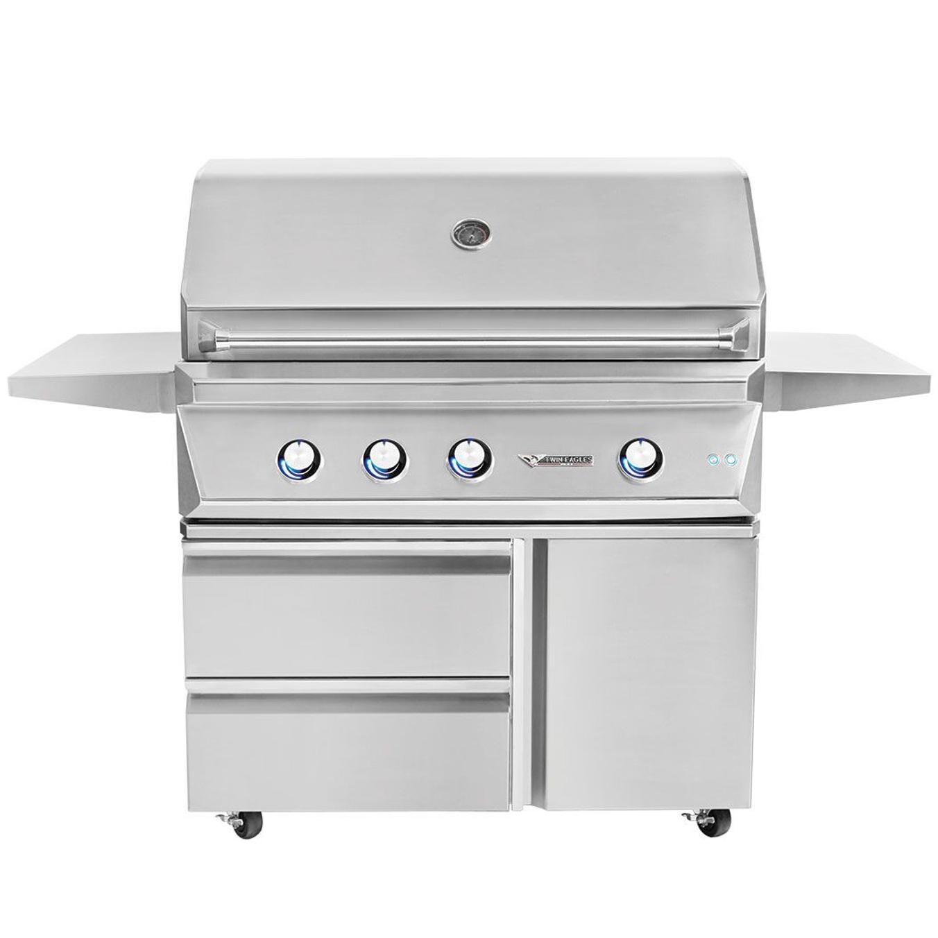 Twin Eagles 42-Inch 3-Burner Natural Gas Grill with Sear ...