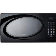 Summit 18-Inch 0.7 Cu. Ft. Compact Microwave Oven - Black - SM902BL