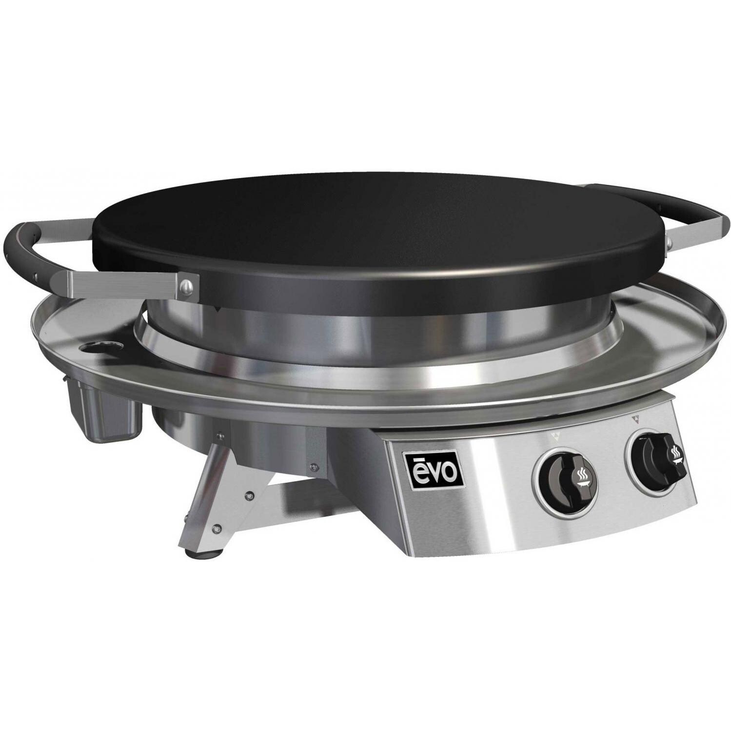 Evo Professional Classic Tabletop Flattop Natural Gas Grill With Ceramic Cooking Surface thumbnail