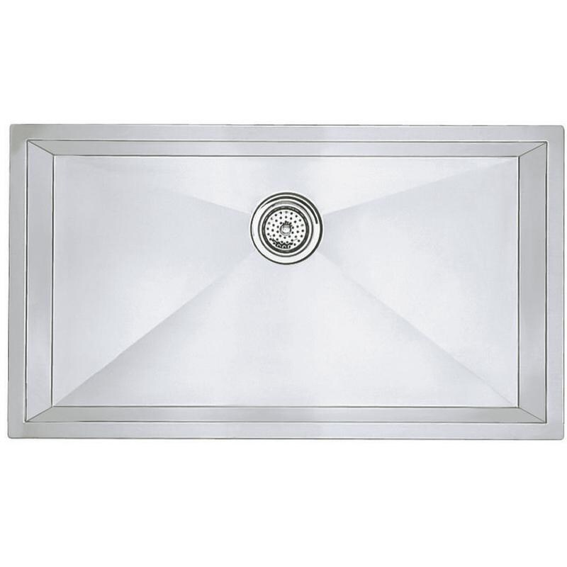 Blanco Precision Super 32 X 18 18-Gauge Single Bowl Stainless Steel Undermount Sink - 515820