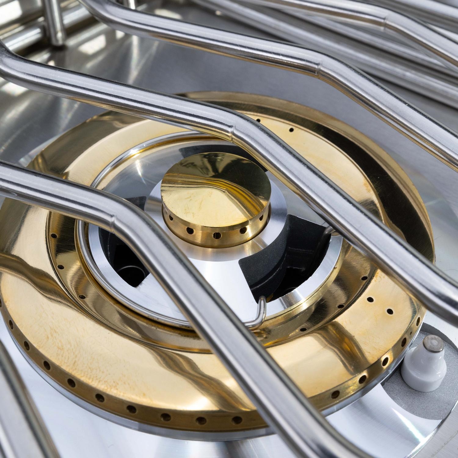 BRUNT Balistics CB GAS カバー セット タン&チョコチップ Coyote 12 Inch Built-In Propane Double Side Burner - C3DBLP : BBQGuys