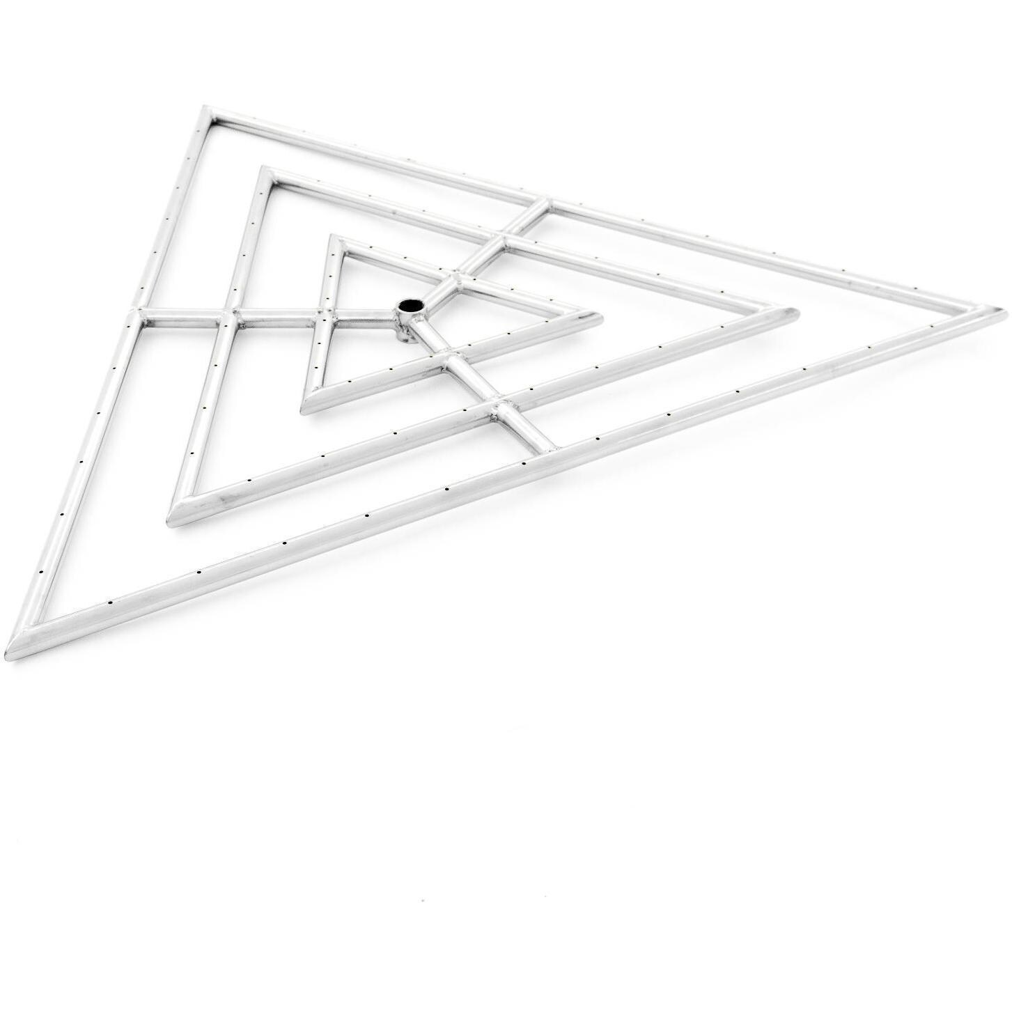 Propane Triangle BBQGuys Signature Stainless Steel 36-Inch Propane Triangle Burner W ...