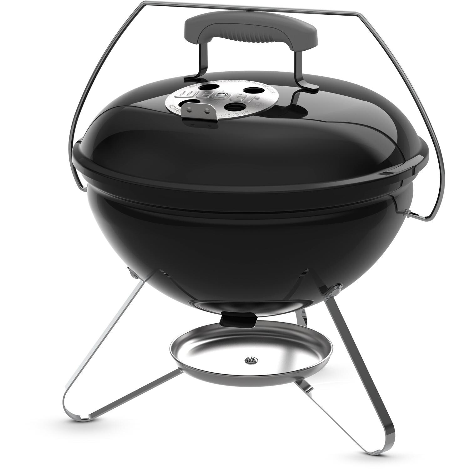 Weber Smokey Joe 14-in Charcoal Grill - Black - 1501695 - Angled Right - White Background thumbnail