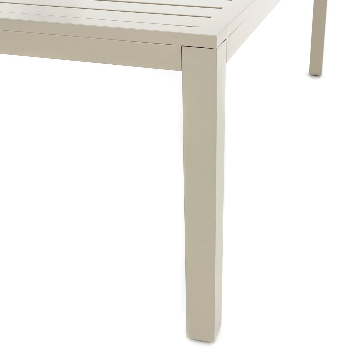 Lafitte 87 X 39 Inch Rectangular Aluminum Patio Dining Table - Leg Detail thumbnail