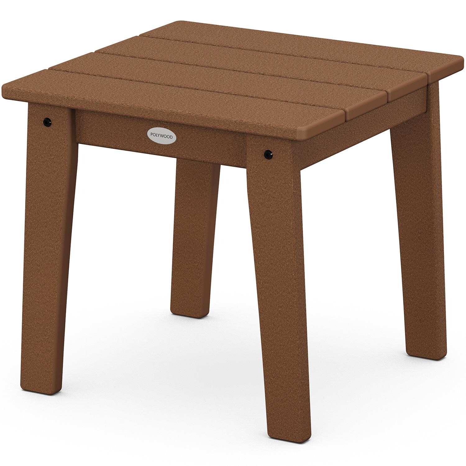 POLYWOOD CTL19TE Lakeside 18-Inch End Table - Teak thumbnail