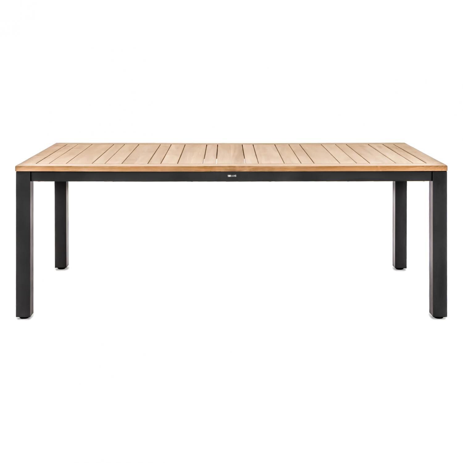 Teak + Table Monday 9 Piece Teak Patio Dining Set - Table - White Background thumbnail