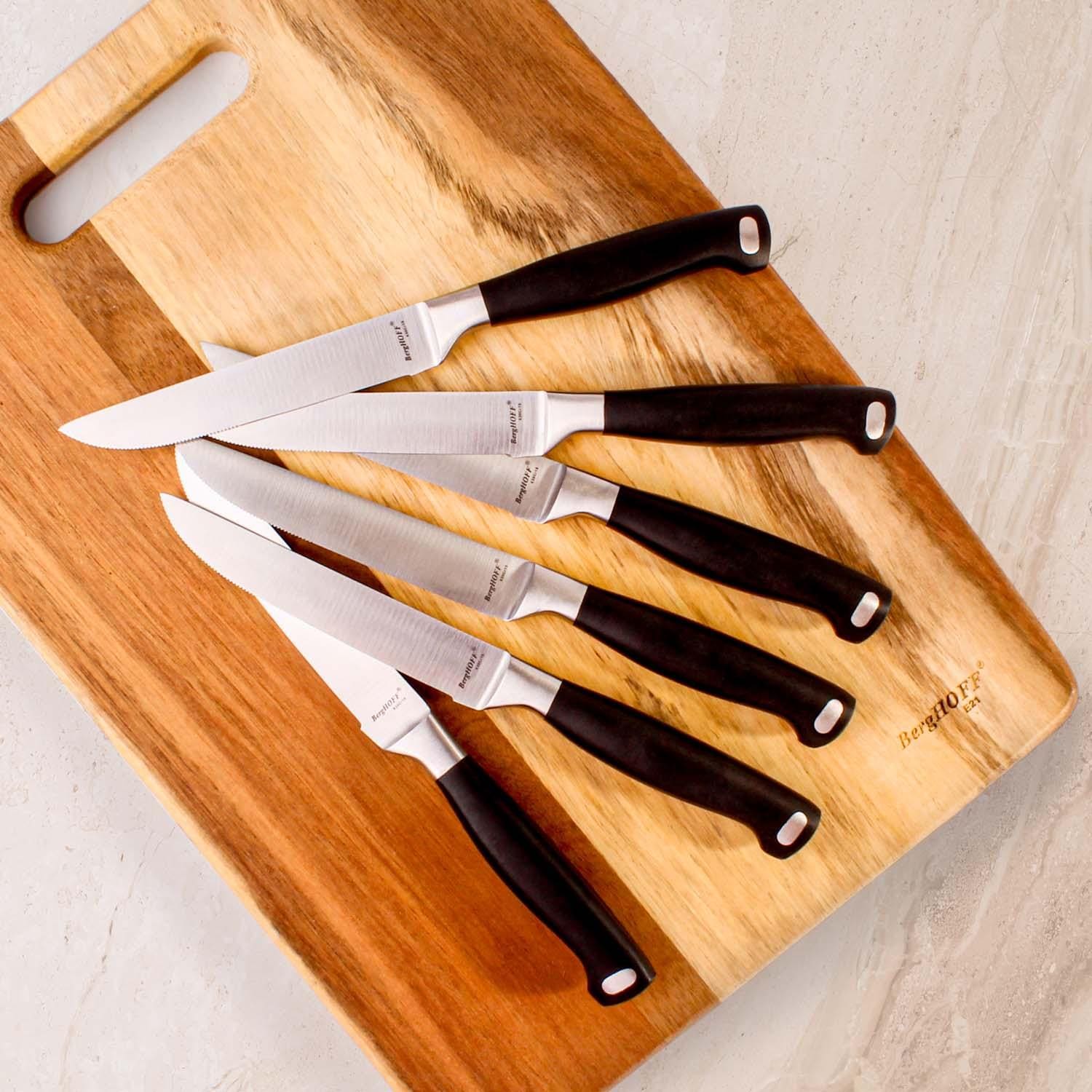 BergHOFF 4 1/4-in Bistro 12 Pc Stainless Steel Steak Knife Set