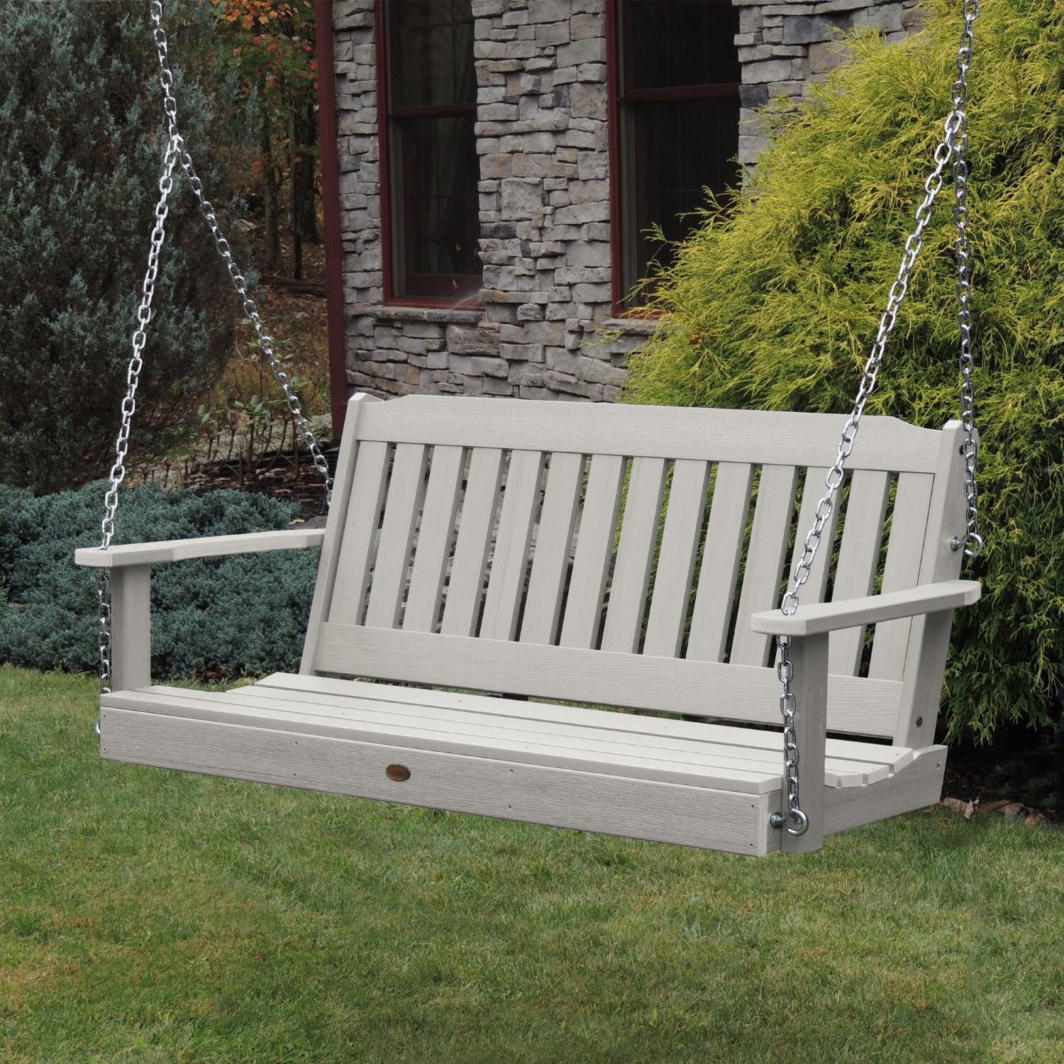 Lakeview Outdoor Deigns Hart Lane 5-Foot Porch Swing - Harbor Gray thumbnail