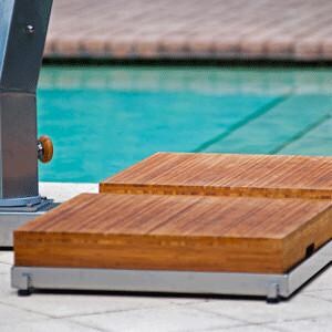 Bambrella Levante Side Wind Base System - 440 lb