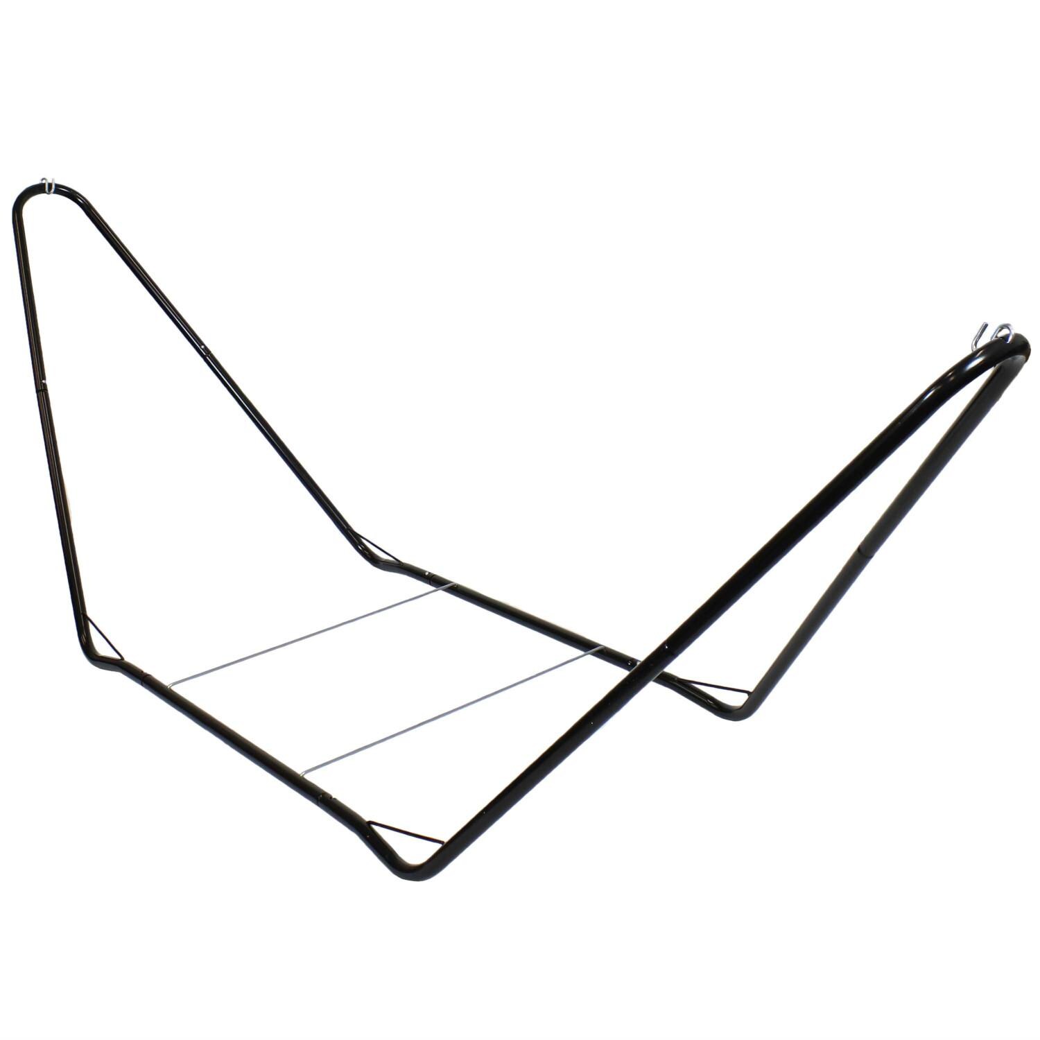 Sunnydaze Decor Steel Portable Hammock Stand - Black - HS10 image