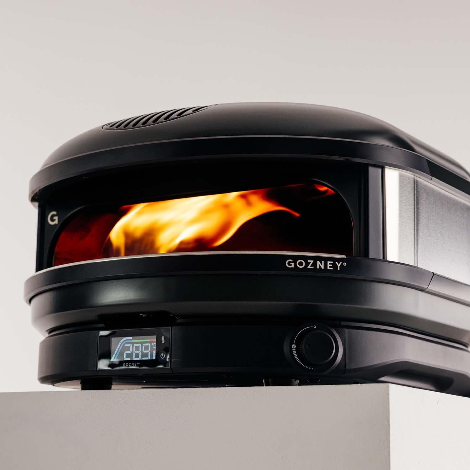 Gozney GAPOBUS1624 Arc XL Propane Pizza Oven - Black - In Use - White Background thumbnail