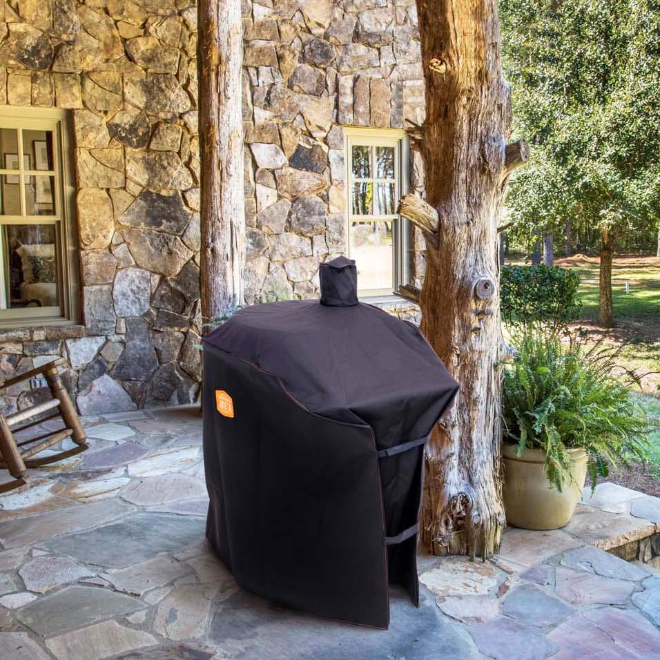 Oklahoma Joe's 8788124P04 Bronco Drum Smoker Cover - Lifestyle thumbnail