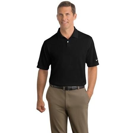 Nike Golf Dri-FIT Pebble Texture Sport Shirt - Black
