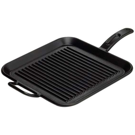 Lodge 12 Inch Square Cast Iron Grill Pan thumbnail