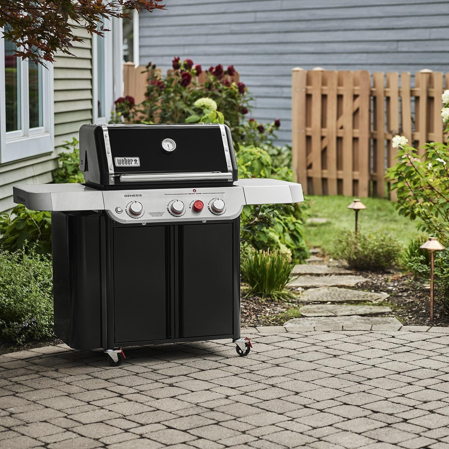Weber Genesis E-330 Natural Gas Grill w/ Sear Zone Grill Locker - Main Image