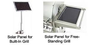 FireMagic Built-In Solar Panel