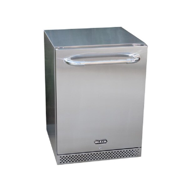Bull 24-Inch 4.9 Cu. Ft. Premium Outdoor Rated Compact Refrigerator Series II - 13700 The left and right side panels are dented. The top panel has some scuffs and scratches. The damage listed does not hinder use or installation. (Stock#183368-H)