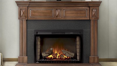 Napoleon Braxton Electric Fireplace Mantel Package