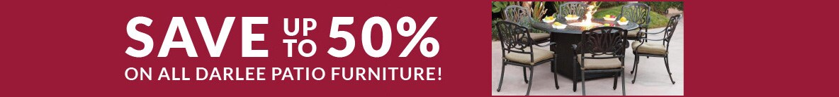Save up to 50% on ALL Darlee Furniture!