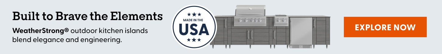 Built to Brave the Elements. WeatherStrong outdoor kitchen islands blend elegance and engineering. Explore now. 