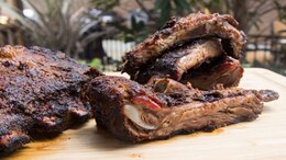 Smoked St. Louis Spare Ribs with Homemade Pineapple Chipotle Barbecue Sauce