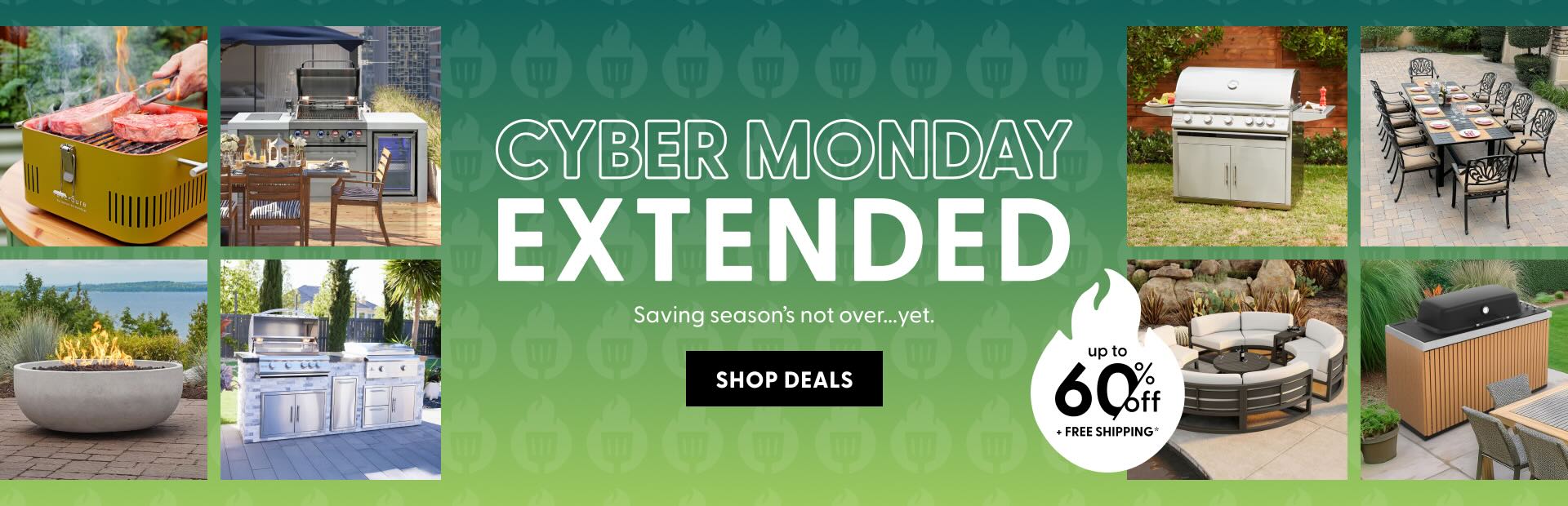 Cyber Monday Extended. Saving season's not over...yet. Save up to 60% off + free shipping. Shop deals now.