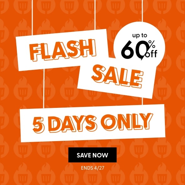 FLASH SALE. 5 DAYS ONLY. SAVE UP TO 60% OFF