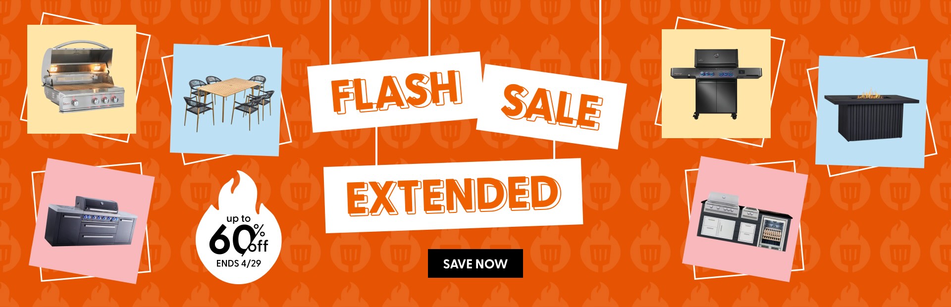 FLASH SALE EXTENDED. UP TO 60% OFF ENDS 4/29.