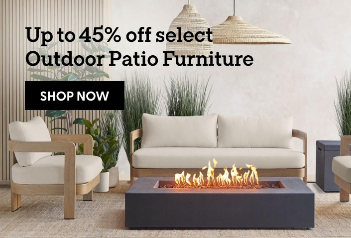 Up to 45% off select Outdoor Patio Furniture. Shop now.