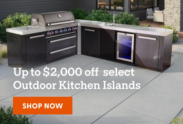 Up to $2,000 Off Select Outdoor Kitchen Islands. Shop now.