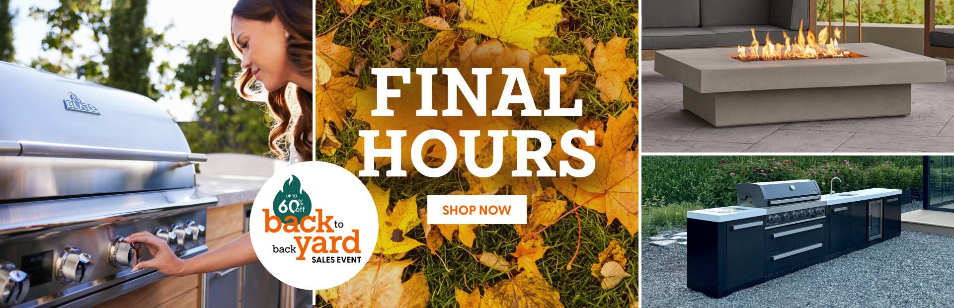 FINAL HOURS. Up to 60% off Back to Backyard Sales Event. Shop Now.