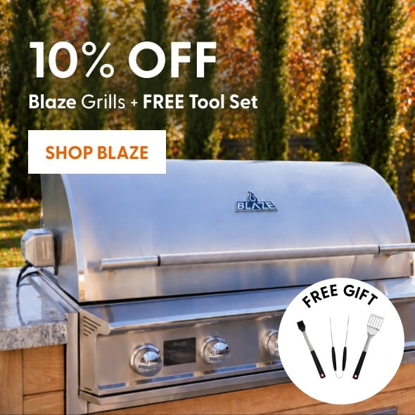 10% OFF Blaze grills + FREE tool set. Shop Blaze. 