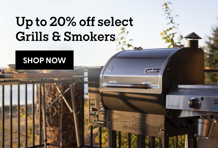 Up to 20% off select Smokers & Grills. Shop now.
