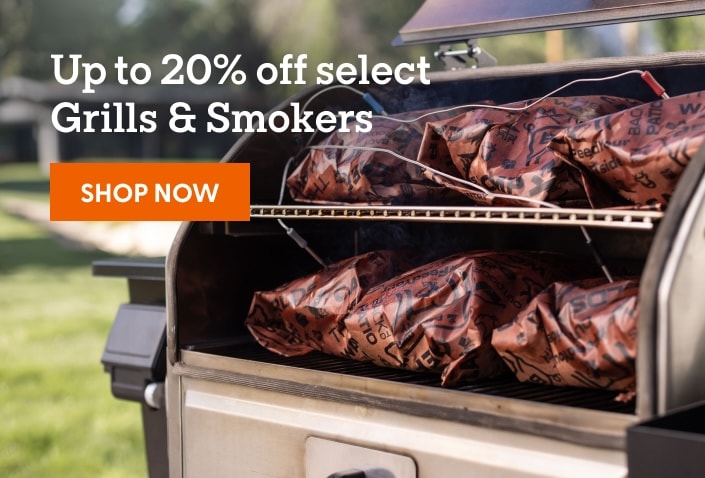 Up to 20% off select Grills & Smokers. Shop now.