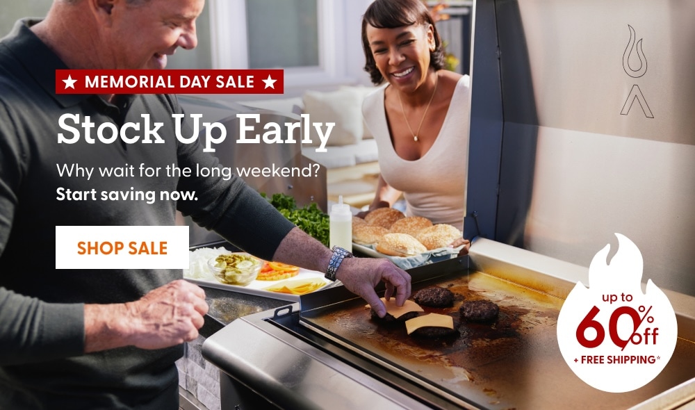 Memorial Day Sale. Stock Up Early. Why wait for the long weekend. Start saving up to 60% off + free shipping. Shop Now.
