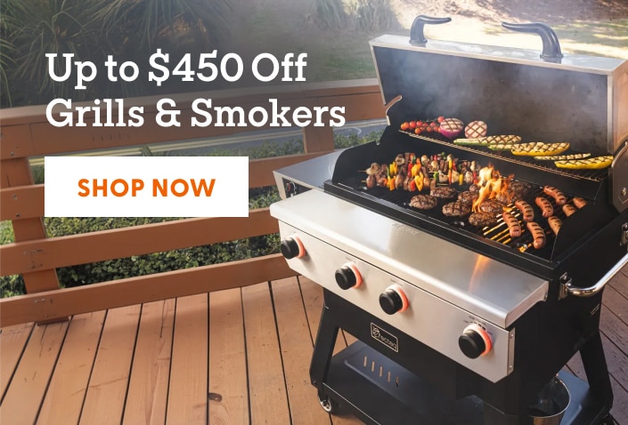 Up to $450 Off Grills and Smokers. Shop now.