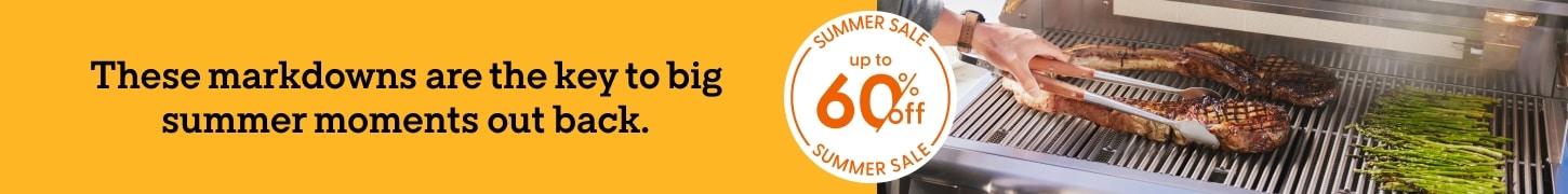 Up to 60% off Summer Sale. These markdowns are the key to big summer moments out back.