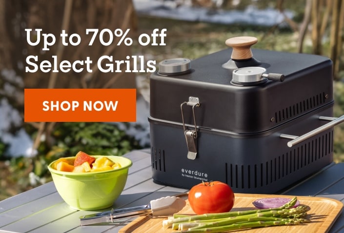 Up to 70% select grills. Shop now.