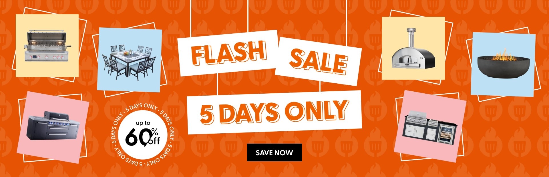 FLASH SALE. 5 DAYS ONLY. SAVE UP TO 60% OFF
